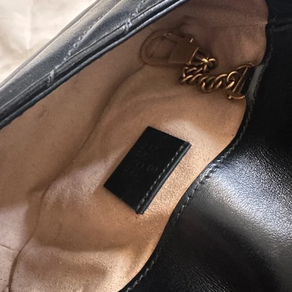 Gucci super mini marmont black bag - Picture 13 of 15